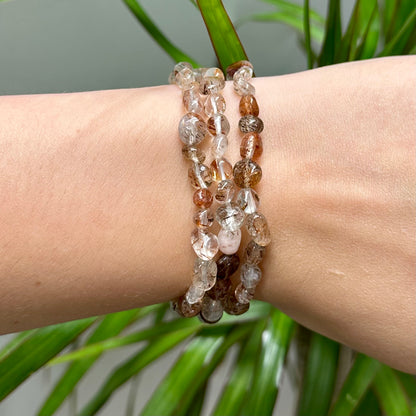 Rutielkwarts getrommelde armband