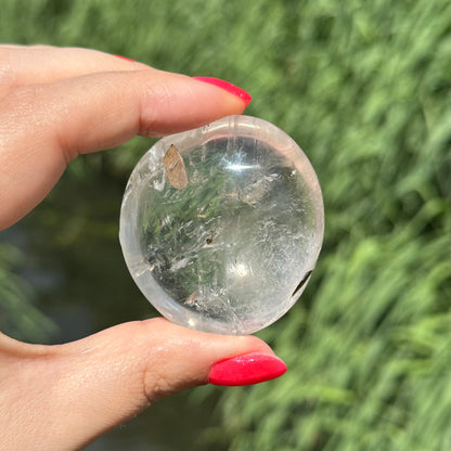 Bergkristal handsteen #17