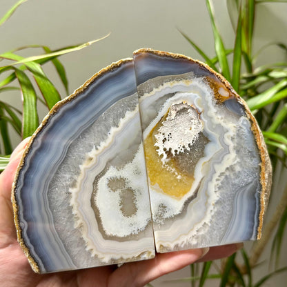 Agaat boekensteun #104