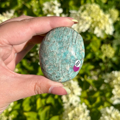 Amazoniet handsteen #207