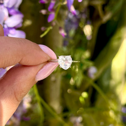 Rozenkwarts ring 925 zilver