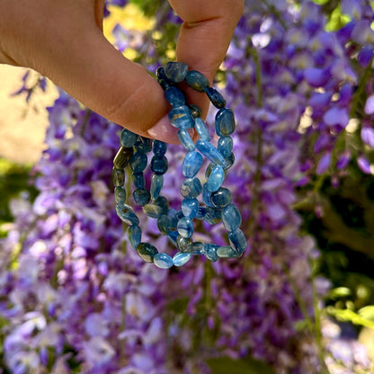 Kyaniet getrommelde armband