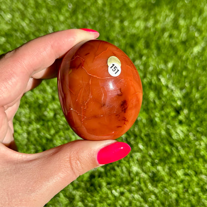 Carneool handsteen #151