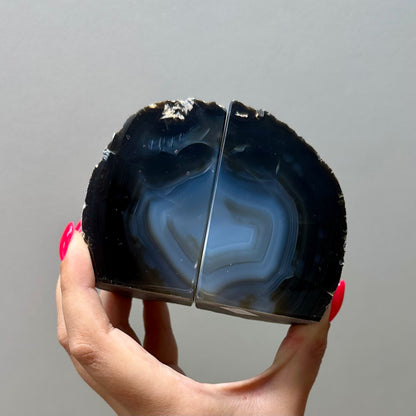 Agaat boekensteun #683