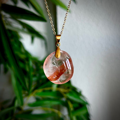 Red healer kettinghangers - goud