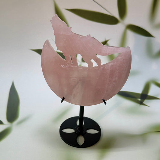 Rozenkwarts wolf op maan kneus #60