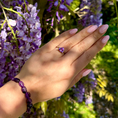 Amethist ringen 925 zilver