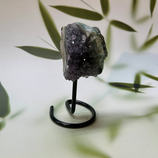 Amethist op pin