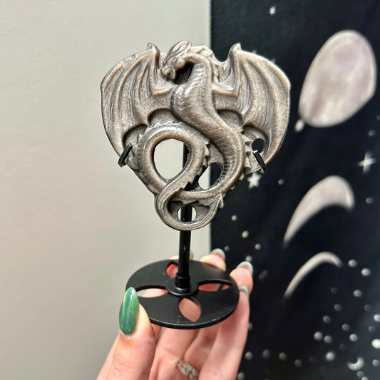 Draak van obsidiaan klein