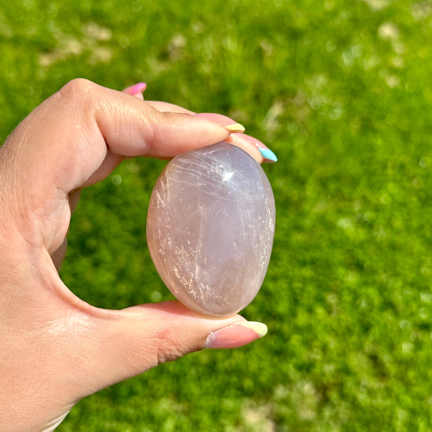 Rozenkwarts handsteen #31