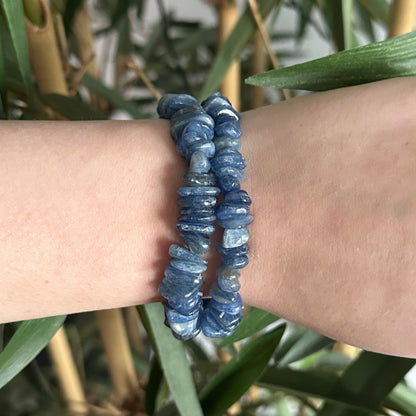 Kyaniet chip armband