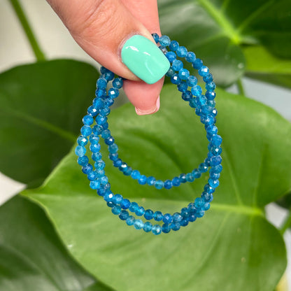 Apatiet armband 4mm facet