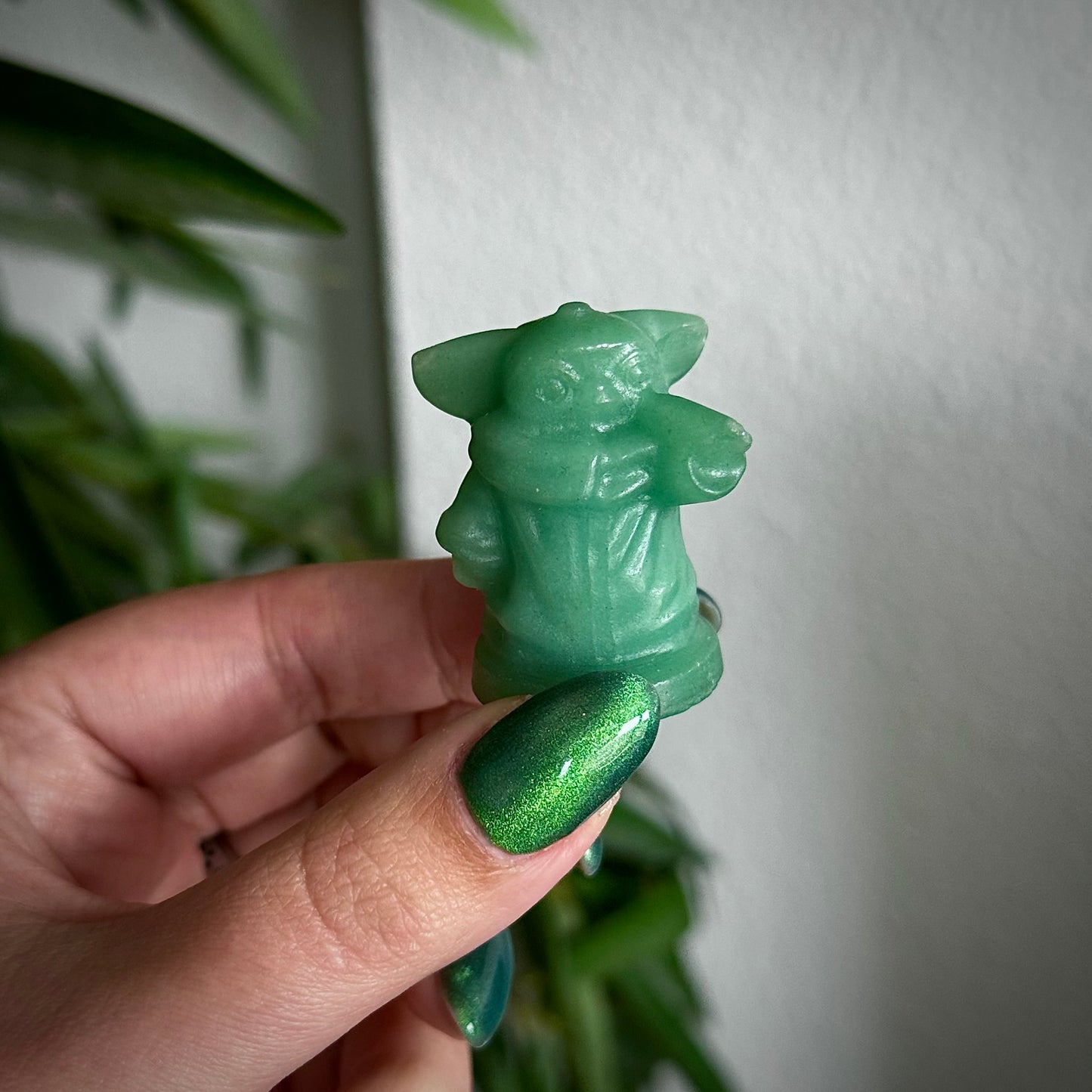 Baby Yoda carving