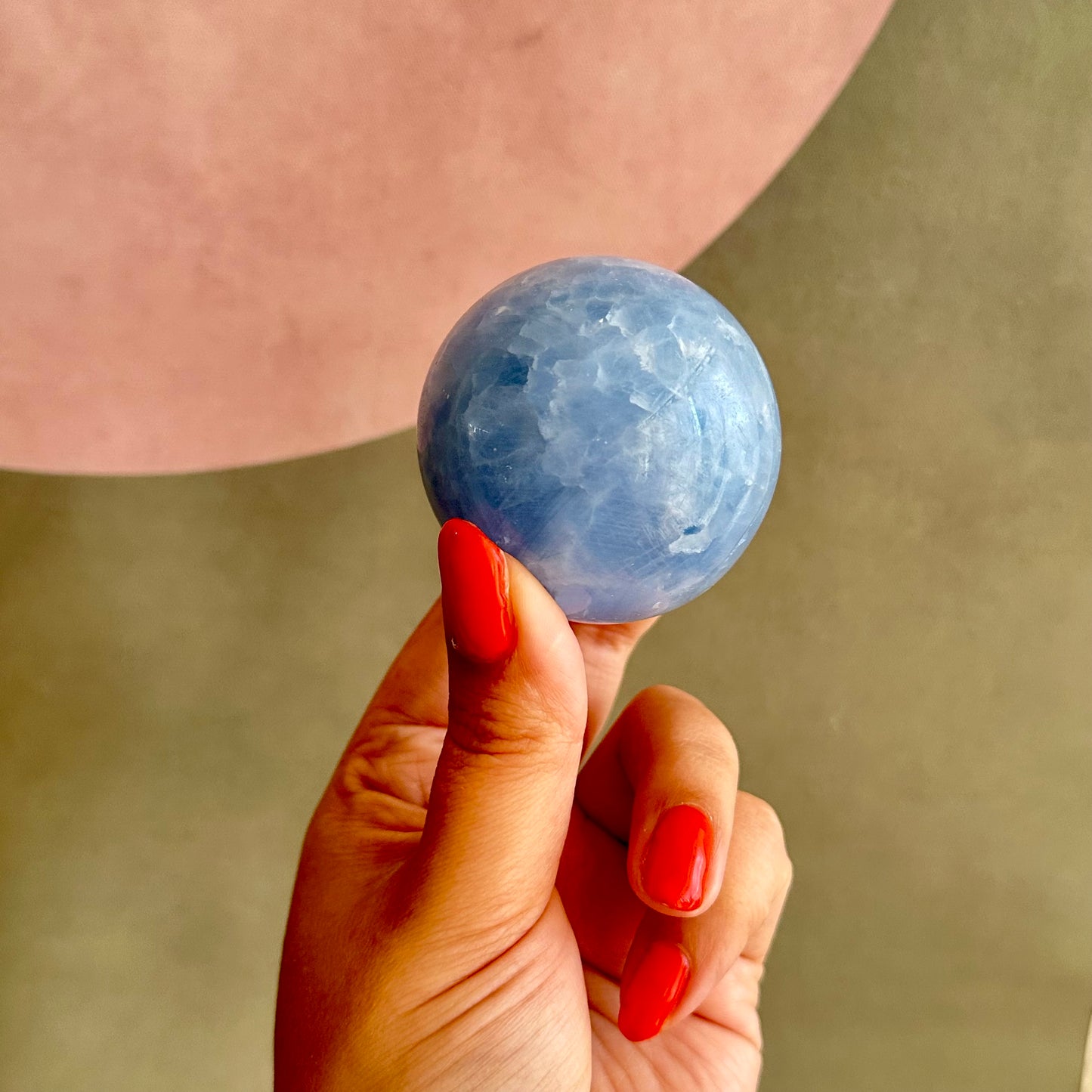Blauwe calciet bol 1471