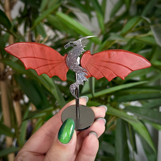 Rode jaspis draakjes