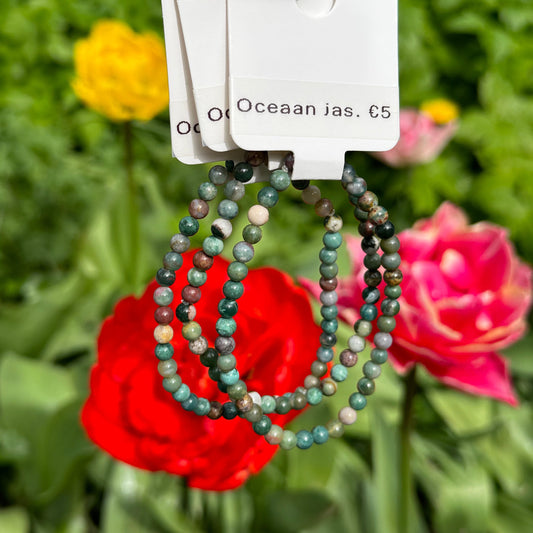 Oceaan jaspis armband