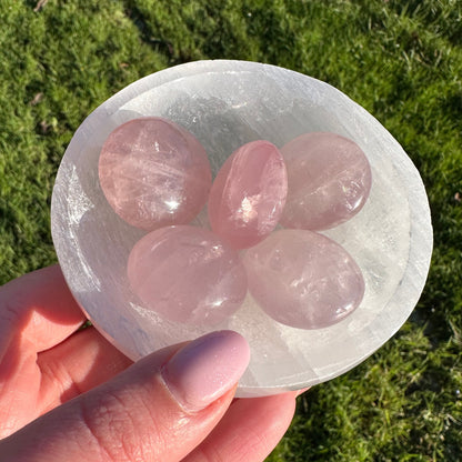 Rozenkwarts mini handsteen