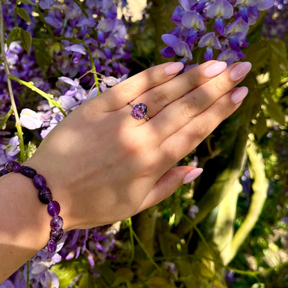 Amethist ringen 925 zilver