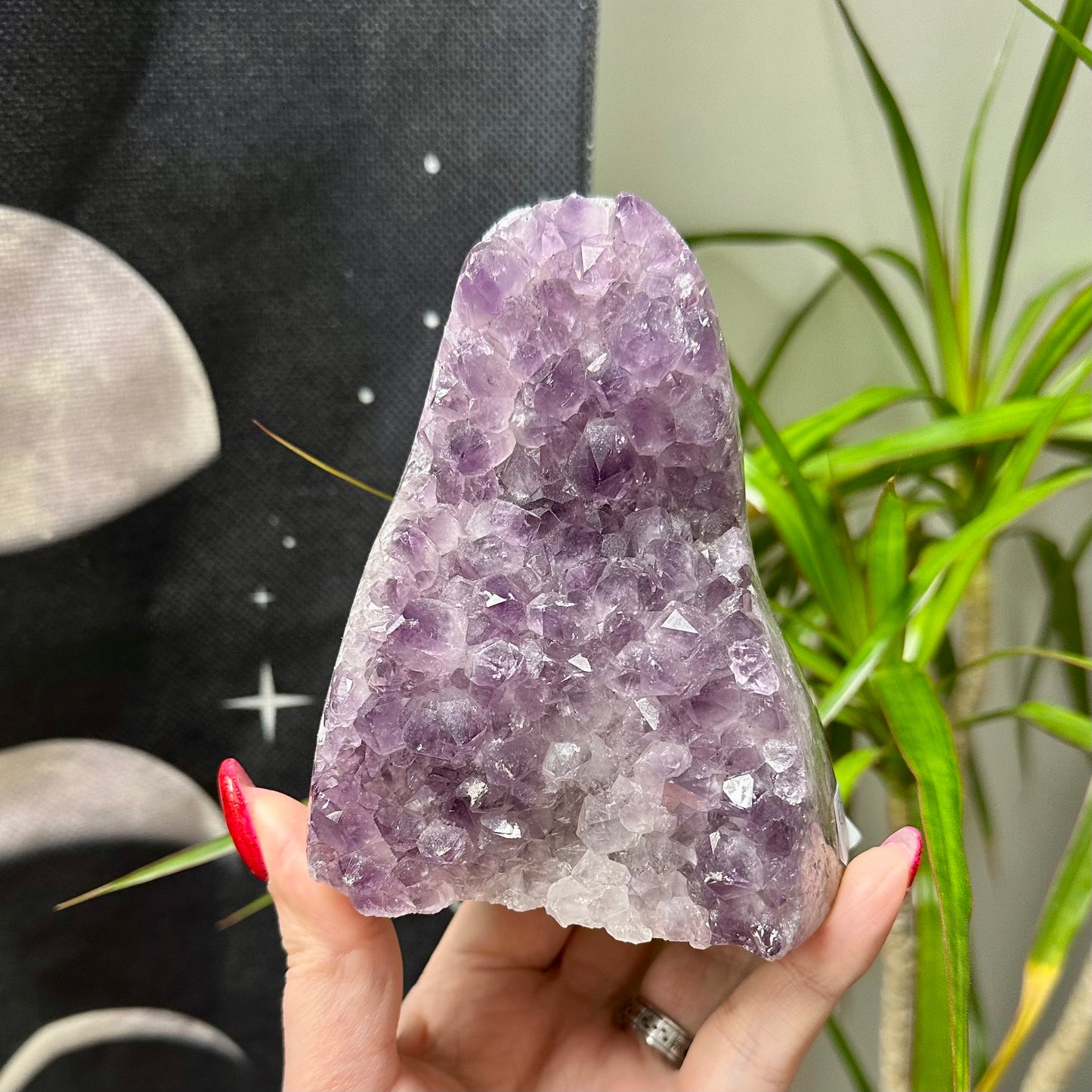 Diverse amethist clusters