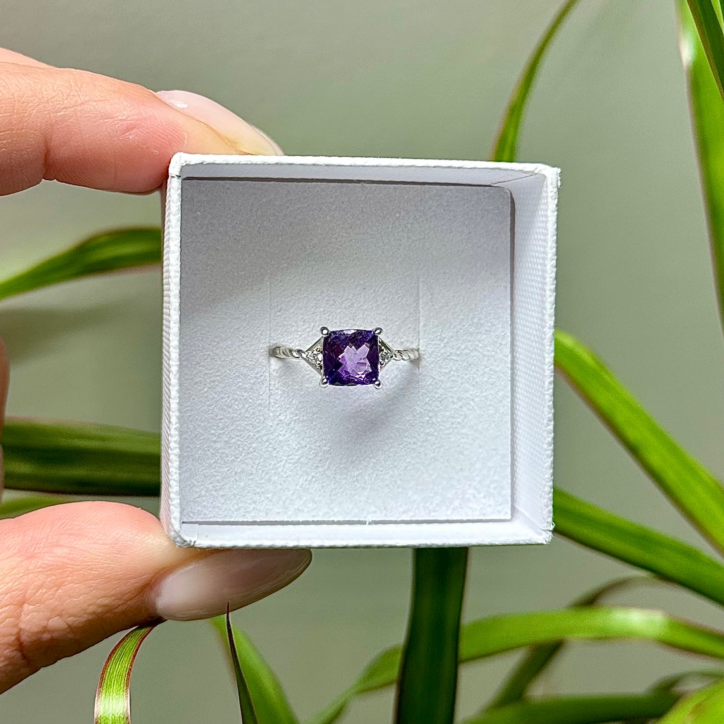 Amethist ringen 925 zilver