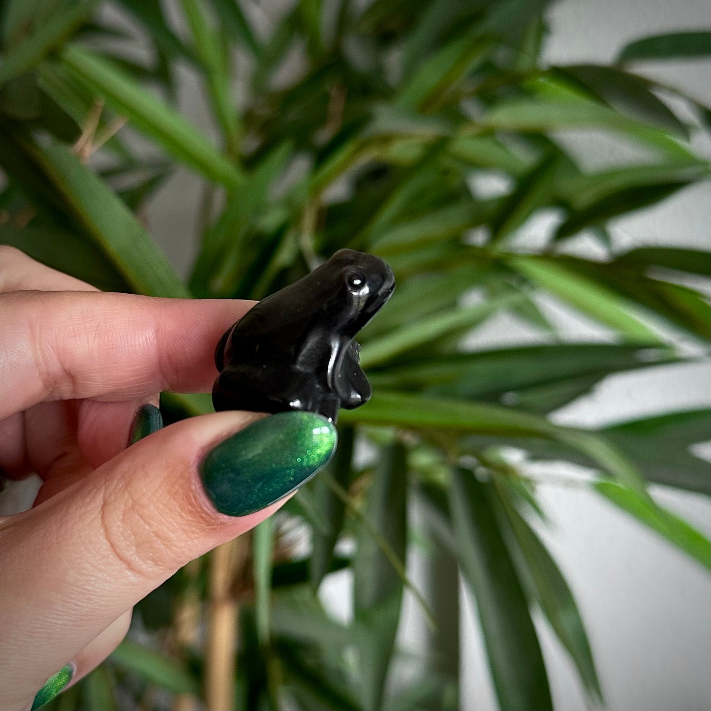 Zilver obsidiaan konijntje