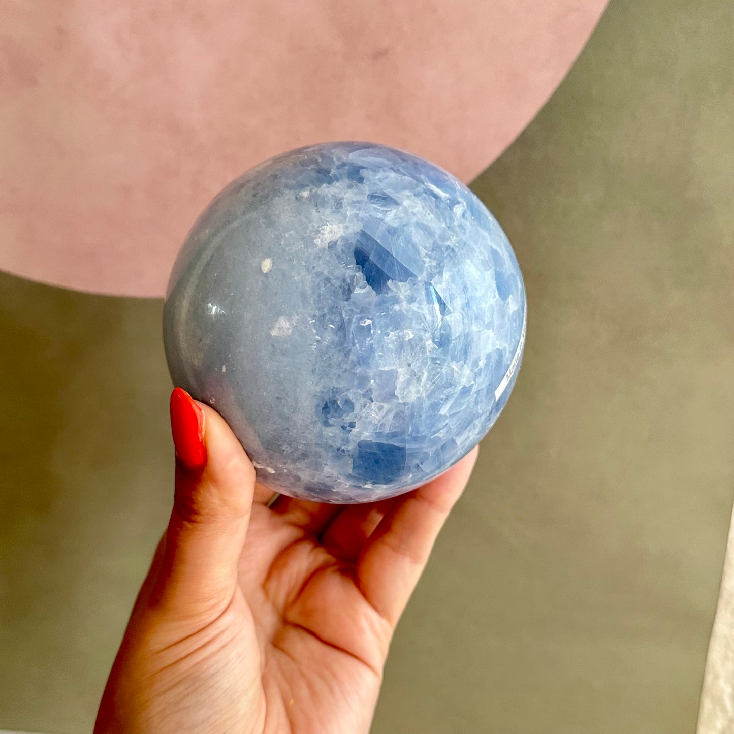 Blauwe calciet bol 1470