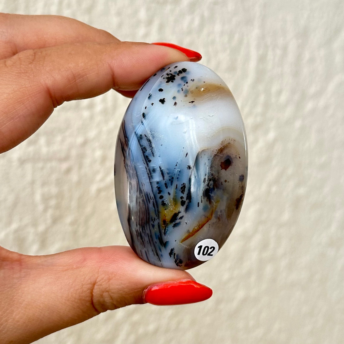 Dendriet agaat handstenen