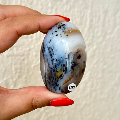 Dendriet agaat handstenen