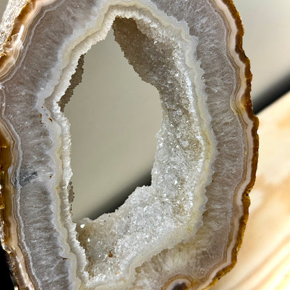 Agaat vlinder op standaard