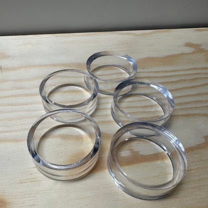 Plexiglas ringetje voor bollen diverse maten