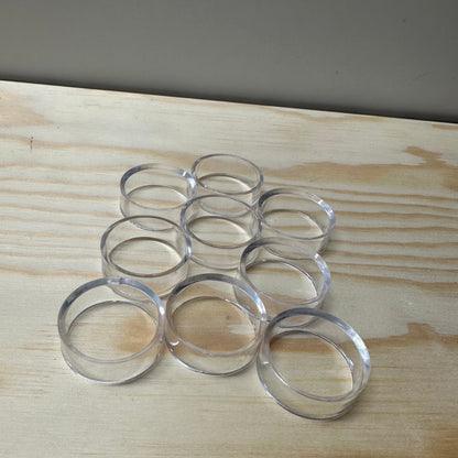 Plexiglas ringetje voor bollen diverse maten