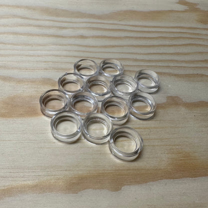 Plexiglas ringetje voor bollen diverse maten