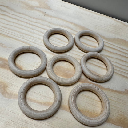 Houten ring voor bollen diverse maten