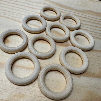 Houten ring voor bollen diverse maten