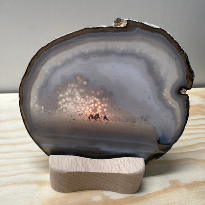 Waxinelichthouder voor een schijf